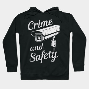 Crime and Safety: Modern Surveillance Design Hoodie